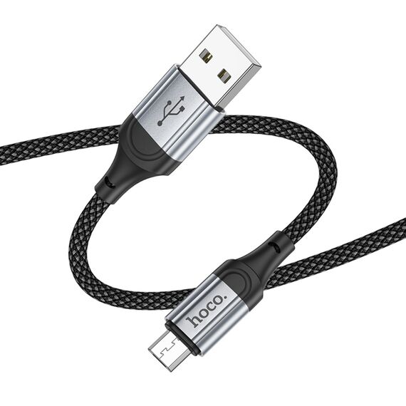 Фото 1. Кабель Hoco X102 USB to MicroUSB 1m black | Yuca.com.ua