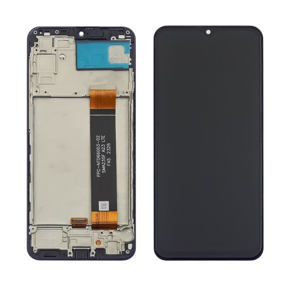 Фото 1. Дисплей для Samsung A235F Galaxy A23 (2022) з чорним тачскріном і корпусною рамкою | Yuca.com.ua