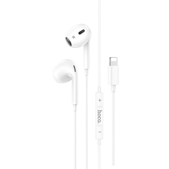 Фото 1. Навушники вкладиші Hoco M111 Max Lightning white | Yuca.com.ua