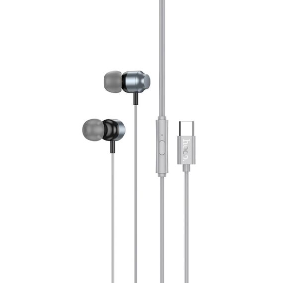 Фото 1. Навушники вакуумні Hoco M122 Type-C metal gray | Yuca.com.ua