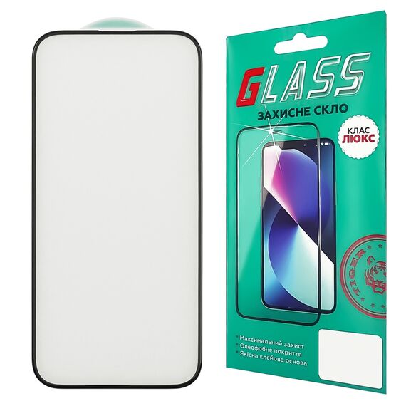 Фото 1. Захисне скло для Apple iPhone 15 Pro (0.3 мм, 4D чорне) Люкс | Yuca.com.ua