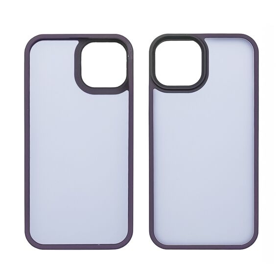 Фото 1. Чохол Colorful Matte Case для Apple iPhone 12/ 12 Pro темно-фіолетовий Люкс | Yuca.com.ua