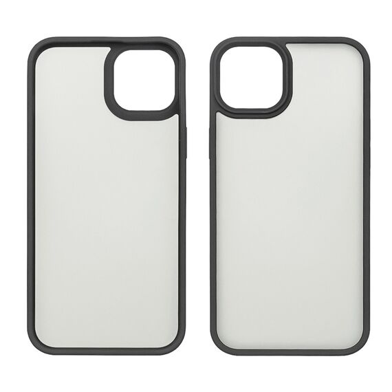 Фото 1. Чохол Colorful Matte Case для Apple iPhone 15 чорний Люкс | Yuca.com.ua