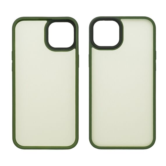 Фото 1. Чохол Colorful Matte Case для Apple iPhone 15 темно-зелений Люкс | Yuca.com.ua