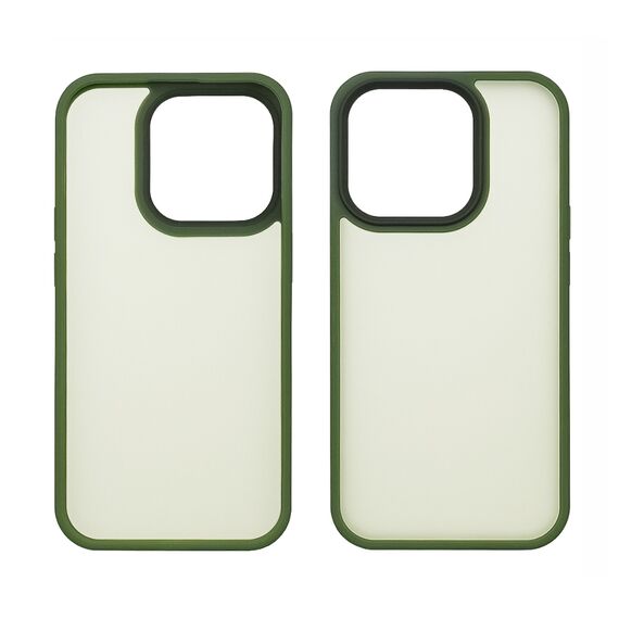 Фото 1. Чохол Colorful Matte Case для Apple iPhone 15 Pro темно-зелений Люкс | Yuca.com.ua