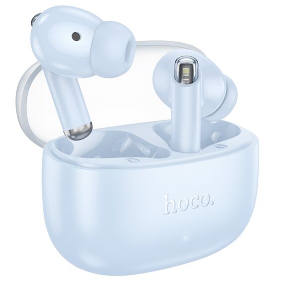 Фото 1. Бездротові TWS навушники Hoco EQ12 вакуумні blue | Yuca.com.ua
