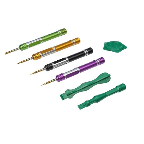 Фото 1. Набір інструментів Kaisi K-8117 (викрутки: Y0.6, +1.2, пенталоб 0.8, Pinhead +2.5, дві лопатки, медіатор) | Yuca.com.ua