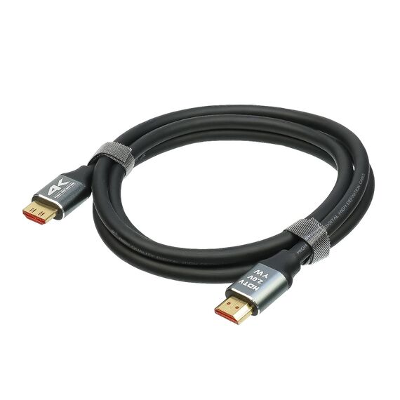 Фото 1. HDMI кабель 2.0V 4K 3840P з позолоченими конекторами 3m чорний | Yuca.com.ua
