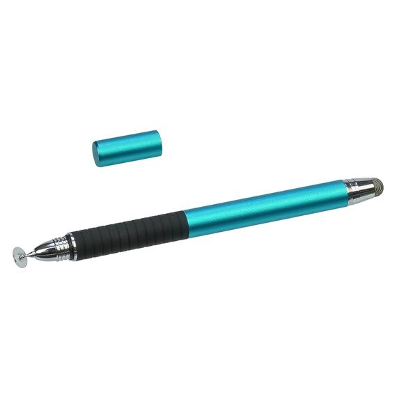 Фото 1. Стилус ємнісний, високоточний, Jot Pro, двосторонній, алюмінієвий, зі вставкою, блакитний | Yuca.com.ua