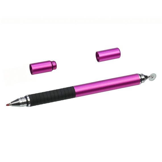 Фото 1. Стилус ємнісний, високоточний, Jot Pro, з капілярною ручкою, алюмінієвий, рожевий | Yuca.com.ua