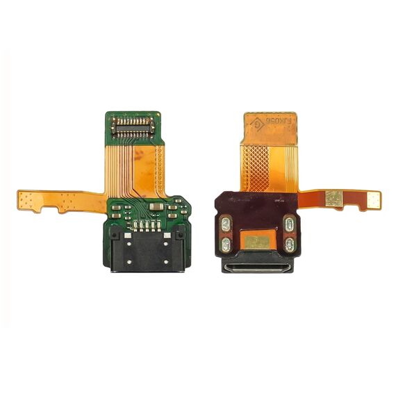 Фото 1. Роз'єм зарядки для Sony Xperia X F5122 на шлейфі | Yuca.com.ua