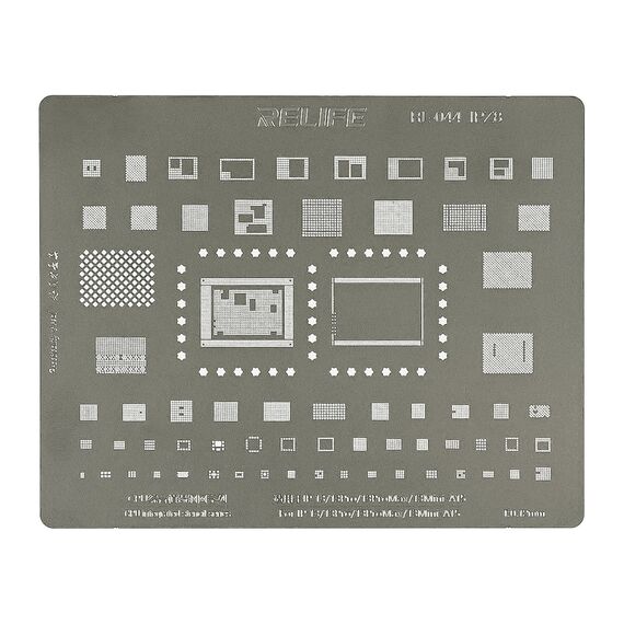 Фото 1. Трафарет BGA Relife RL-044 IPZ8 (A15) для iPhone 13/13 Mini/13 Pro/13 Pro Max | Yuca.com.ua