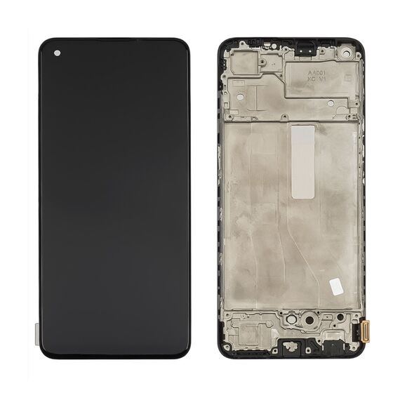 Фото 1. Дисплей для Oppo A74 (4G) з чорним тачскріном і корпусною рамкою IPS | Yuca.com.ua