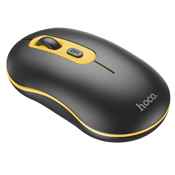 Фото 1. Бездротова миша Hoco GM21 black yellow | Yuca.com.ua
