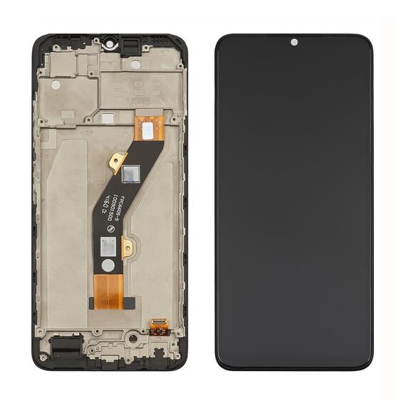 Фото 1. Дисплей для TECNO Spark 10 (KI5q)/10C (KI5k) з чорним тачскріном і корпусною рамкою | Yuca.com.ua