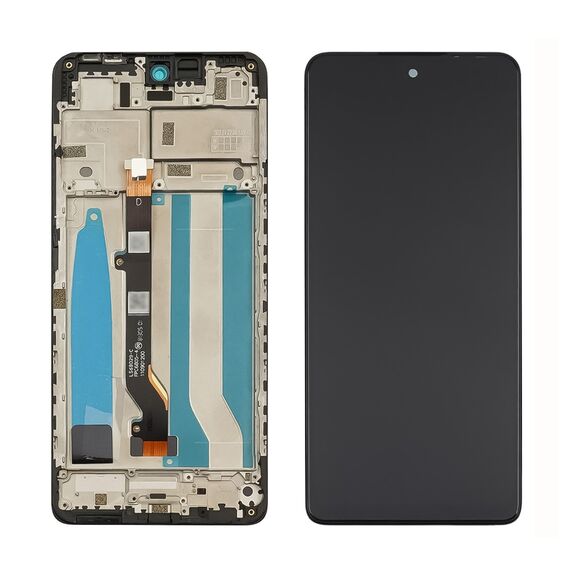 Фото 1. Дисплей для TECNO Spark 10 Pro (KI7) з чорним тачскріном і корпусною рамкою | Yuca.com.ua
