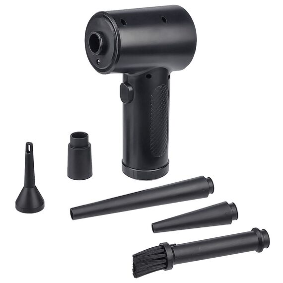 Фото 1. Акумуляторний компресор Air Duster для продування та видалення пилу з підсвічуванням, Type-C, 68W | Yuca.com.ua