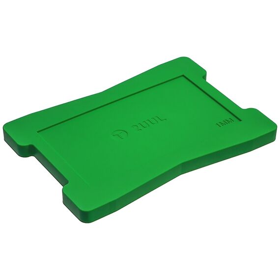 Фото 1. Майданчик силіконовий, двосторонній 2UUL для трафаретів BGA 1мм/2мм, магнітний, термостійкий, з 2мя лопатками для нанесення BGA пасти | Yuca.com.ua