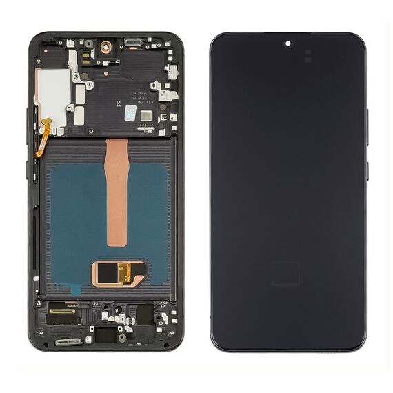 Фото 1. Дисплей для Samsung S906B Galaxy S22 Plus з чорним тачскрином та чорною корпусною рамкою OLED | Yuca.com.ua