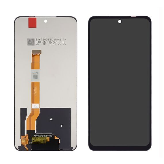 Фото 1. Дисплей для Realme C67 із чорним тачскрином | Yuca.com.ua