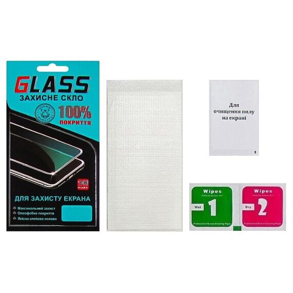 Фото 1. Захисне скло Apple iPhone 16 Pro Max (0.3 мм, 4D чорне) Люкс | Yuca.com.ua