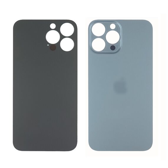 Фото 1. Заднє скло корпусу Apple iPhone 13 Pro Max Sierra blue (синє) (Big hole) Original | Yuca.com.ua