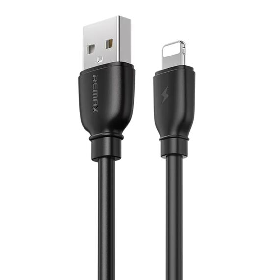 Фото 1. Кабель Remax RC-138i USB to Lightning 1m black | Yuca.com.ua