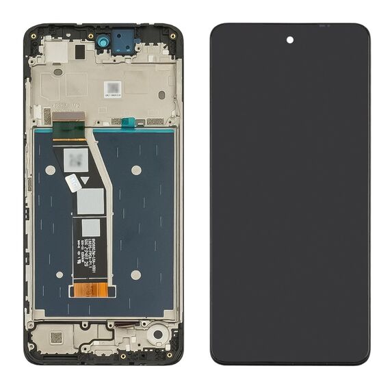 Фото 1. Дисплей для Motorola G24 з чорним тачскрином та корпусною рамкою | Yuca.com.ua