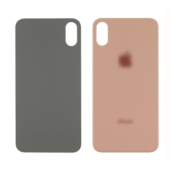 Фото 1. Заднє скло корпусу Apple iPhone XS Rose Gold (рожево-золотисте) (Big hole) | Yuca.com.ua