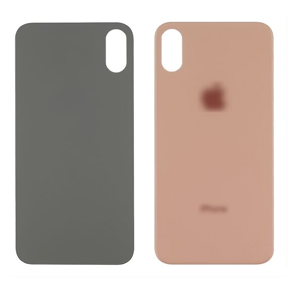 Фото 1. Заднє скло корпусу Apple iPhone XS Max Rose Gold (рожево-золотисте) (Big hole) | Yuca.com.ua