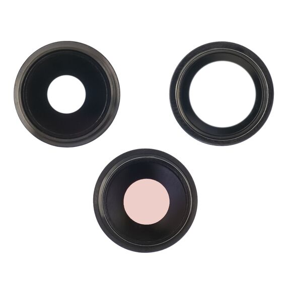 Фото 1. Скло камери для Apple iPhone 13 Pro Max (комплект 3 шт.) в рамці з покриттям антивідблиску | Yuca.com.ua