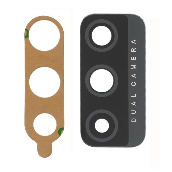 Фото 1. Скло камери для TECNO Spark 6 Go (KE5) чорне | Yuca.com.ua