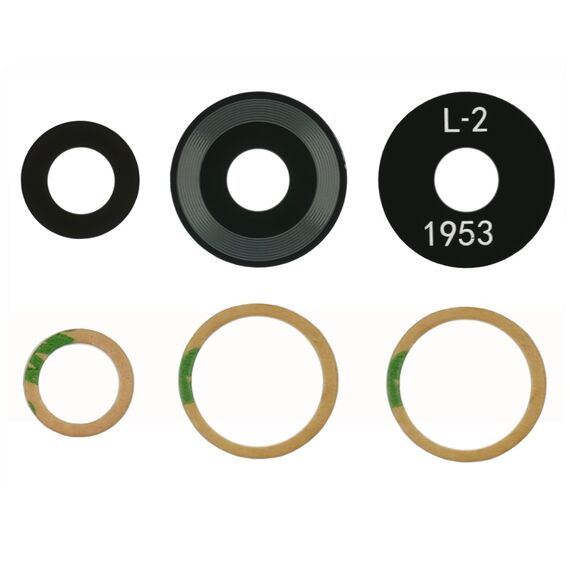 Фото 1. Скло камери для Xiaomi Redmi 12 (комплект 3 шт.) | Yuca.com.ua