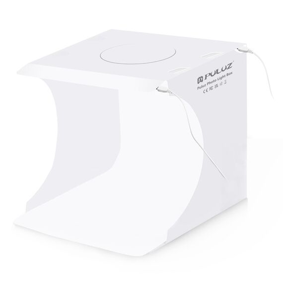 Фото 1. Лайткуб (фотобокс) Puluz PU5029 LED (20 х 20 х 20 см) чорний | Yuca.com.ua