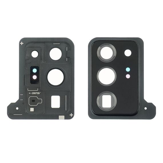 Фото 1. Скло камери Samsung N986 Galaxy Note 20 Ultra (2020) чорне з чорною рамкою | Yuca.com.ua