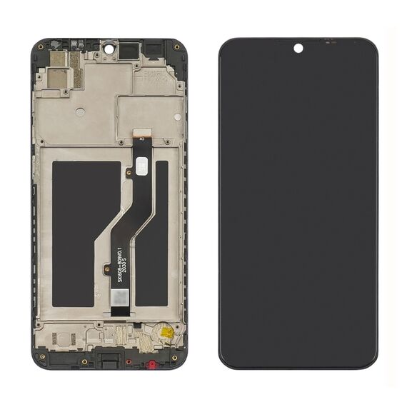 Фото 1. Дисплей для ZTE Blade A5 (2020) з чорним тачскрином та корпусною рамкою | Yuca.com.ua