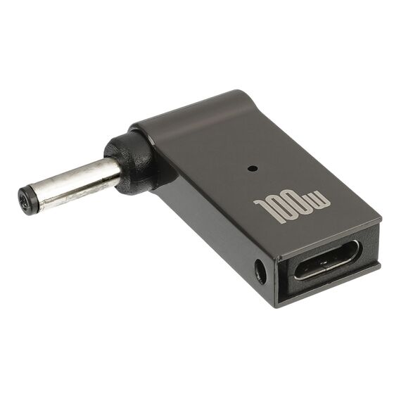 Фото 1. Адаптер для заряджання ноутбуків Type-C-DC 3.5-1.35 100 W | Yuca.com.ua