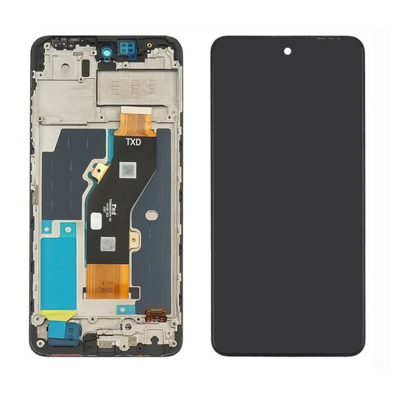 Фото 1. Дисплей для INFINIX Hot 40i з чорним тачскрином та корпусною рамкою | Yuca.com.ua