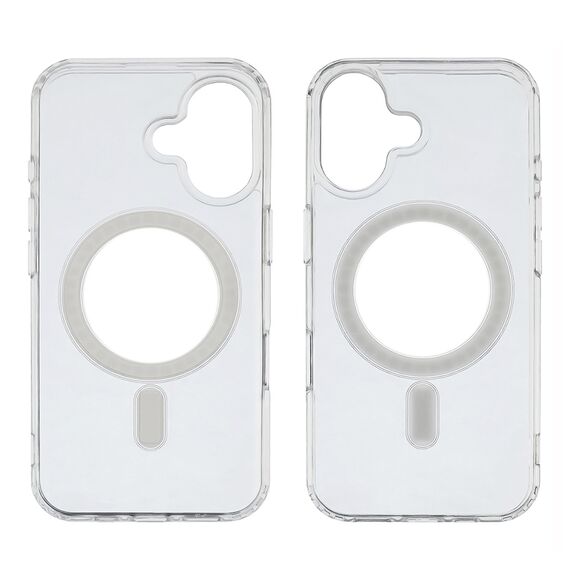 Фото 1. Чохол силіконовий Сlear Case MagSafe для Apple iPhone 16 Plus прозорий | Yuca.com.ua