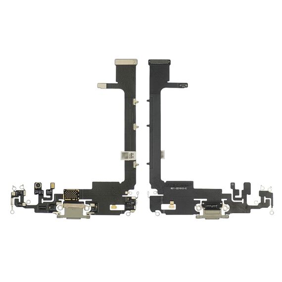 Фото 1. Шлейф для Apple iPhone 11 Pro Max із сірим роз'ємом живлення, з мікрофоном | Yuca.com.ua