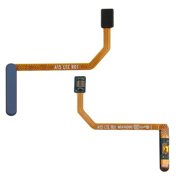 Фото 1. Шлейф Samsung A155 Galaxy A15 з кнопками вкл.\выкл. та синім сканером відбитка пальців | Yuca.com.ua