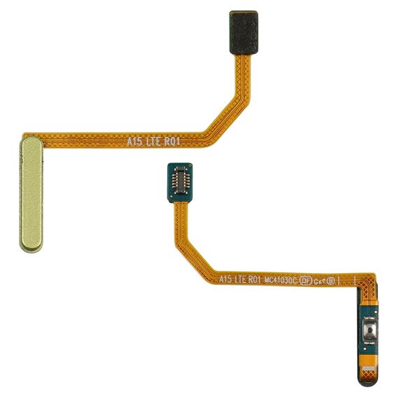 Фото 1. Шлейф Samsung A156 Galaxy A15 з жовтим сканером відбитка пальця | Yuca.com.ua