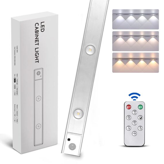 Фото 1. LED світильник cat's eye 100-3S з датчиком руху та освітленості, акумулятором, в алюмінієвому корп. 100 см, 3W срібляста | Yuca.com.ua