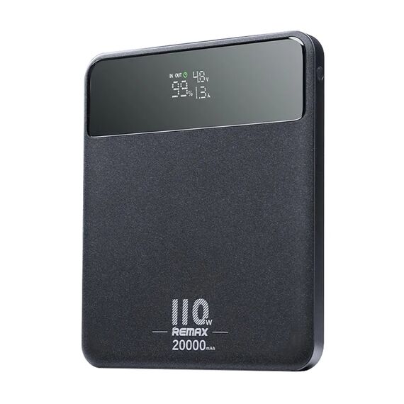 Фото 1. Power bank Remax RPP-669 20000mAh 110W (65W + 40W) PD+QC + кабель Type-C 100W black | Yuca.com.ua