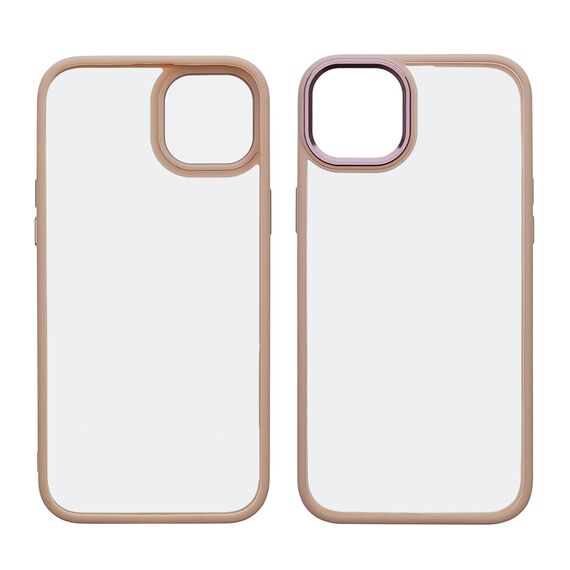 Фото 1. Чохол Aluminum Camera Frame для Apple iPhone 14 color 05 рожевий Люкс | Yuca.com.ua