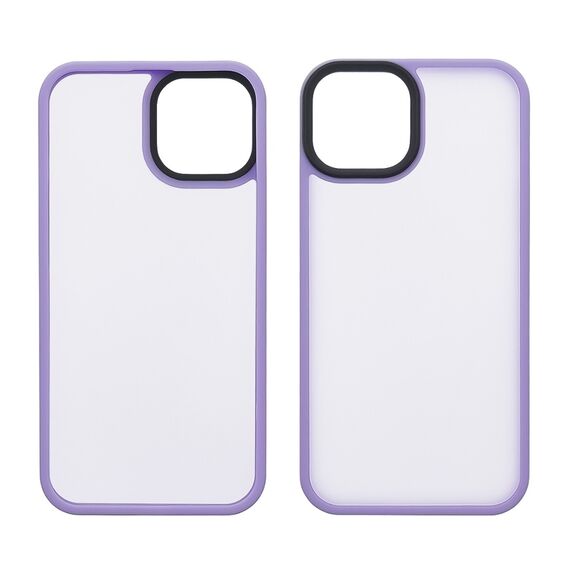 Фото 1. Чохол Colorful Matte Case для Apple iPhone 12/12 Pro світло-фіолетовий Люкс | Yuca.com.ua