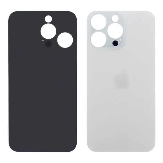 Фото 1. Заднє скло корпусу Apple iPhone 15 Pro Max White Titanium (біле) | Yuca.com.ua