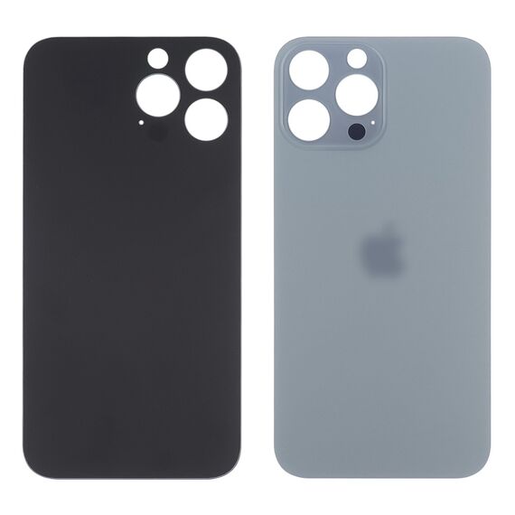 Фото 1. Заднє скло корпусу для Apple iPhone 13 Pro Max Sierra Blue (синій) маленький виріз під камеру | Yuca.com.ua