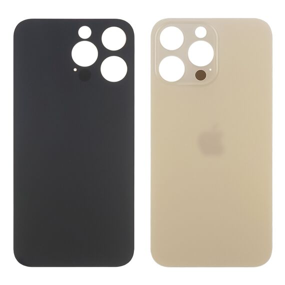 Фото 1. Заднє скло корпусу Apple iPhone 14 Pro Max Gold (золоте) маленький виріз під камеру | Yuca.com.ua