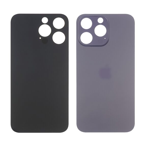 Фото 1. Заднє скло корпусу Apple iPhone 14 Pro Deep Purple (фіолетове) маленький виріз під камеру | Yuca.com.ua